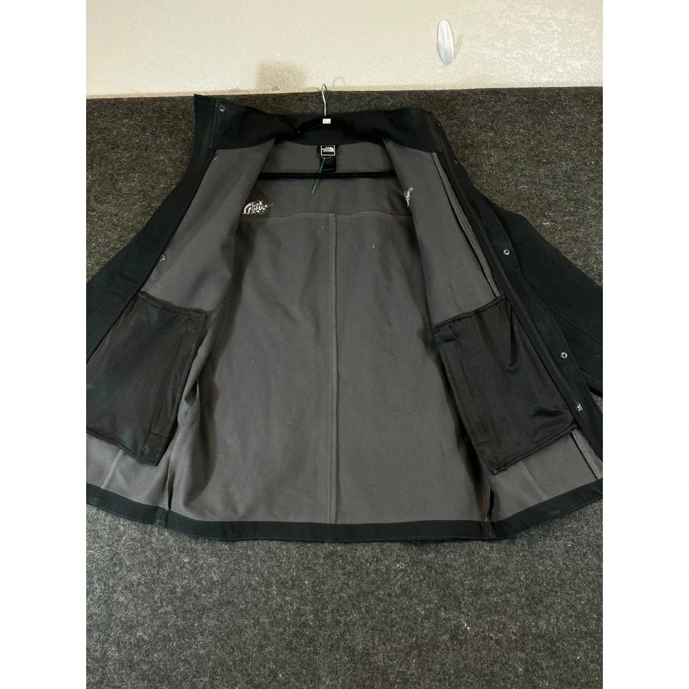 The North Face Jacket Mens Small Black Full Zip Pocket Outdoor Gorpcore